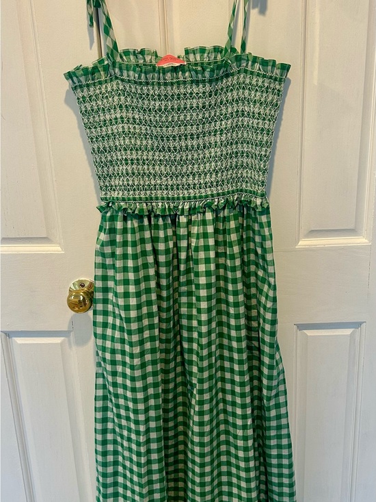 kate spade Dresses & Skirts - kate spade Green Gingham Smocked Sundress